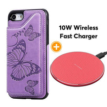 Charger l&#39;image dans la galerie, New Luxury Embossing Wallet Cover For iPhone 6/6S-Fast Delivery - Libiyi