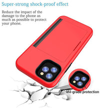 Cargar imagen en el visor de la galería, Armor Protective Card Holder Case for iPhone - Libiyi