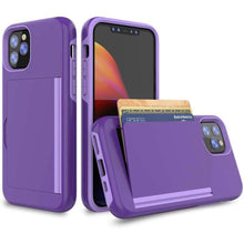 Laden Sie das Bild in den Galerie-Viewer, Armor Protective Card Holder Case for iPhone - Libiyi