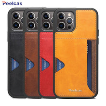 Carregar imagem no visualizador da galeria, Ultra-thin leather card slot iPhone case - Libiyi