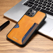 Carregar imagem no visualizador da galeria, Ultra-thin leather card slot iPhone case - Libiyi