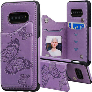 New Luxury Embossing Wallet Cover For SAMSUNG S10-Fast Delivery - Libiyi