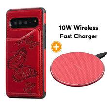 Load image into Gallery viewer, New Luxury Embossing Wallet Cover For SAMSUNG S10-Fast Delivery - Libiyi