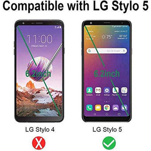 Armor Protective Card Holder Case for LG Stylo 5 - Libiyi