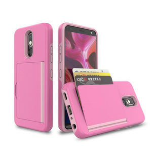 Armor Protective Card Holder Case for LG Stylo 5 - Libiyi