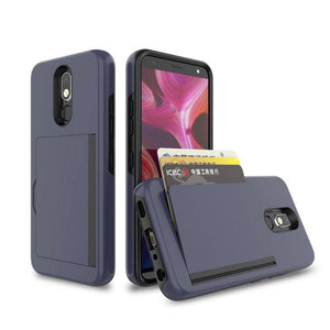 Armor Protective Card Holder Case for LG Stylo 5 - Libiyi