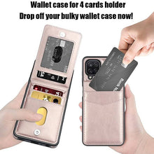 Carregar imagem no visualizador da galeria, Dual Layer Lightweight Leather Wallet Case for Samsung Galaxy A12 - Libiyi