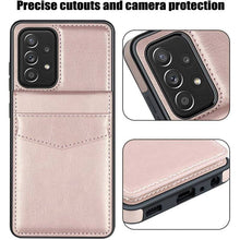 Carregar imagem no visualizador da galeria, Dual Layer Lightweight Leather Wallet Case for Samsung Galaxy A52 - Libiyi