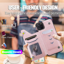 Load image into Gallery viewer, New Luxury Embossing Wallet Cover For iPhone 11Pro Max-Fast Delivery - Libiyi