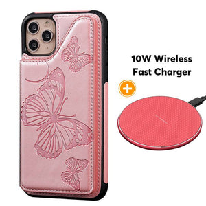 New Luxury Embossing Wallet Cover For iPhone 11Pro Max-Fast Delivery - Libiyi