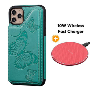 New Luxury Embossing Wallet Cover For iPhone 11Pro Max-Fast Delivery - Libiyi