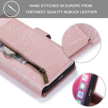 Load image into Gallery viewer, Detachable Flip Folio Zipper Purse Phone Case for iPhone 11 Series - Libiyi