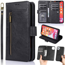 Load image into Gallery viewer, Detachable Flip Folio Zipper Purse Phone Case for iPhone 11 Series - Libiyi