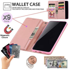 Charger l&#39;image dans la galerie, Bling Wallet Case with Wrist Strap for iPhone 12 Series - Libiyi