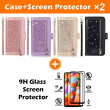 Load image into Gallery viewer, Bling Wallet Case with Wrist Strap for iPhone 12 Series - Libiyi