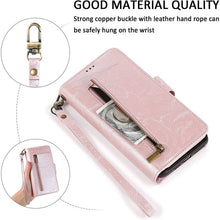 Load image into Gallery viewer, Detachable Flip Folio Zipper Purse Phone Case for iPhone 12 Series - Libiyi