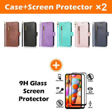 Carregar imagem no visualizador da galeria, Detachable Flip Folio Zipper Purse Phone Case for iPhone 12 Series - Libiyi