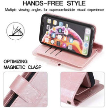 Charger l&#39;image dans la galerie, Detachable Flip Folio Zipper Purse Phone Case for iPhone Xs Max - Libiyi