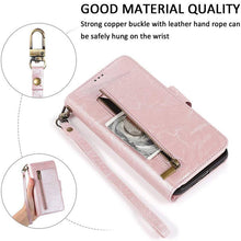 Load image into Gallery viewer, Detachable Flip Folio Zipper Purse Phone Case for iPhone Xs Max - Libiyi