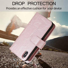 Load image into Gallery viewer, Detachable Flip Folio Zipper Purse Phone Case for iPhone Xs Max - Libiyi