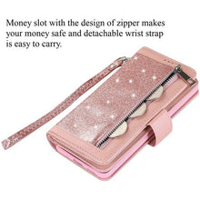 Cargar imagen en el visor de la galería, Samsung Note 20 Series Bling Wallet Case with Wrist Strap - Libiyi