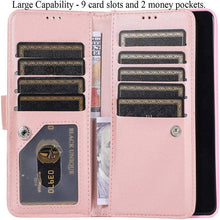 Charger l&#39;image dans la galerie, Samsung Note 20 Series Bling Wallet Case with Wrist Strap - Libiyi