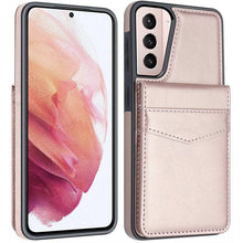 Charger l&#39;image dans la galerie, Dual Layer Lightweight Leather Wallet Case for Samsung Galaxy S21 Plus - Libiyi