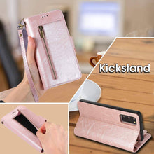 Load image into Gallery viewer, Detachable Flip Zipper Purse Phone Case For Samsung S21 Series - Libiyi