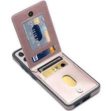 Laden Sie das Bild in den Galerie-Viewer, Dual Layer Lightweight Leather Wallet Case for Samsung Galaxy S21 Ultra - Libiyi