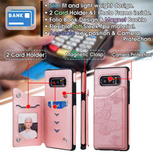 Load image into Gallery viewer, New Luxury Embossing Wallet Cover For SAMSUNG Note 8-Fast Delivery - Libiyi