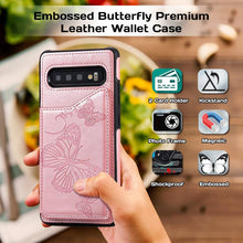 Cargar imagen en el visor de la galería, Luxury Embossing Wallet Cover For SAMSUNG S10 Plus - Libiyi