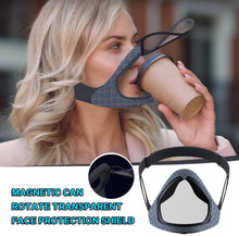 Laden Sie das Bild in den Galerie-Viewer, Adjustable Smart Double-layer Anti-fog Outdoor Silicone Mask - Libiyi