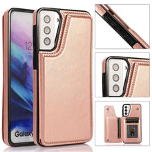 Load image into Gallery viewer, 4 IN 1 Luxury Wallet Leather Case For SAMSUNG - Libiyi