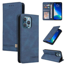 Charger l&#39;image dans la galerie, Luxury Leather Wallet Stand Flip Case For iPhone - Libiyi