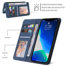 Cargar imagen en el visor de la galería, Luxury Leather Wallet Stand Flip Case For iPhone - Libiyi