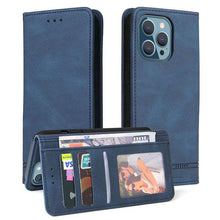 Laden Sie das Bild in den Galerie-Viewer, Luxury Leather Wallet Stand Flip Case For iPhone - Libiyi