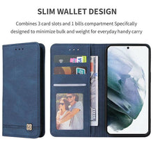 Laden Sie das Bild in den Galerie-Viewer, Luxury Leather Wallet Stand Flip Case For Samsung - Libiyi