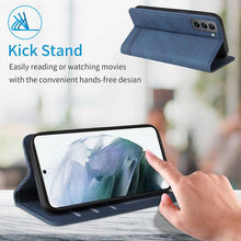 Cargar imagen en el visor de la galería, Luxury Leather Wallet Stand Flip Case For Samsung - Libiyi