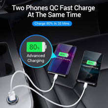 Cargar imagen en el visor de la galería, Quick Charge 3.0 All Metal Dual USB Port Fast Car Charger - Libiyi