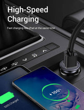 Cargar imagen en el visor de la galería, Quick Charge 3.0 All Metal Dual USB Port Fast Car Charger - Libiyi