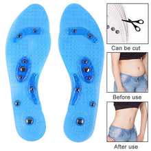 Laden Sie das Bild in den Galerie-Viewer, Insoles for Women &amp; Men Cuttable Acupressure Magnetic Massage - Libiyi