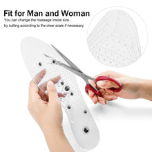 Cargar imagen en el visor de la galería, Insoles for Women &amp; Men Cuttable Acupressure Magnetic Massage - Libiyi