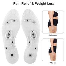 Laden Sie das Bild in den Galerie-Viewer, Insoles for Women &amp; Men Cuttable Acupressure Magnetic Massage - Libiyi