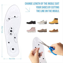 Laden Sie das Bild in den Galerie-Viewer, Insoles for Women &amp; Men Cuttable Acupressure Magnetic Massage - Libiyi