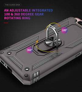 Luxury Armor Ring Bracket Phone Case For Samsung A80-Fast Delivery - Libiyi