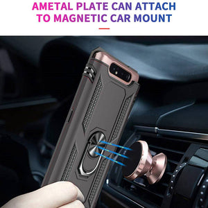 Luxury Armor Ring Bracket Phone Case For Samsung A80-Fast Delivery - Libiyi