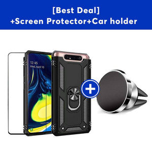 Luxury Armor Ring Bracket Phone Case For Samsung A80-Fast Delivery - Libiyi