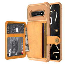 Cargar imagen en el visor de la galería, Phone Bags - Leather Flip Wallet Photo Holder Hard Back Cover For Samsung - Libiyi