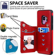 Laden Sie das Bild in den Galerie-Viewer, New Luxury Embossing Wallet Cover For SAMSUNG S9-Fast Delivery - Libiyi