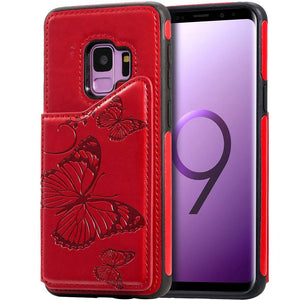 New Luxury Embossing Wallet Cover For SAMSUNG S9-Fast Delivery - Libiyi